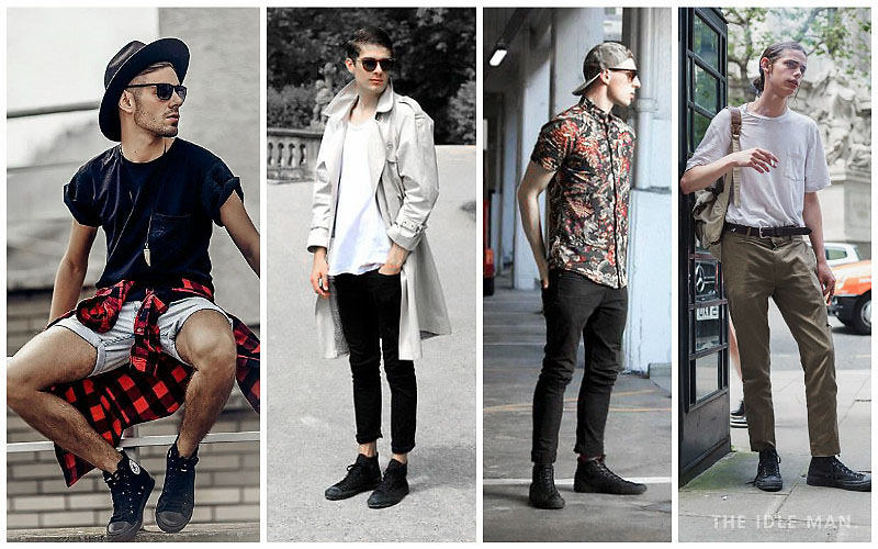 Phối đồ với giày Converse nam