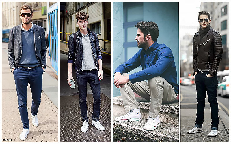 Phối đồ với giày Converse nam