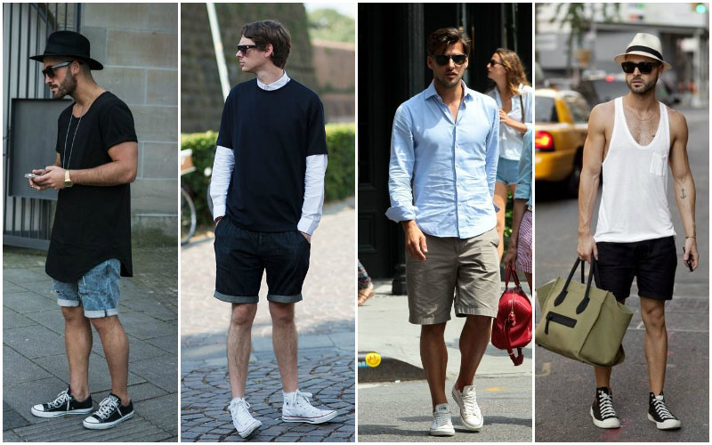 Phối đồ với giày Converse nam